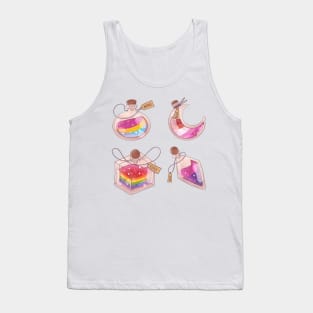 LGBT potions sticker set of four Tank Top